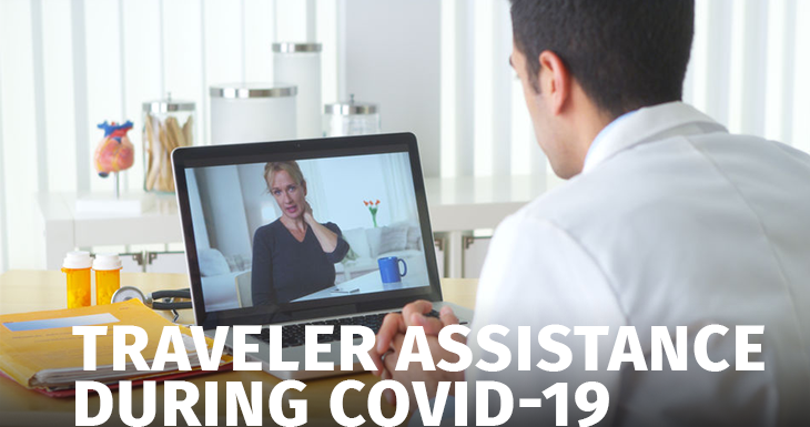 Traveler assistance during the COVID-19 pandemic